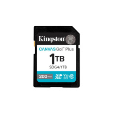 Kingston SDXC karta 1TB Canvas Go! Plus, R:200/W:160MB/s, Class 10, UHS-I, U3, V30