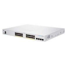 Prepínač Cisco CBS250-24FP-4X-UK, 24xGbE RJ45, 4x10GbE SFP+, PoE+, 370W - REFRESH