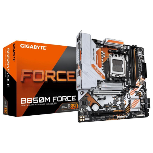 GIGABYTE MB Sc AM5 B850M FORCE, AMD B850, 2xDDR5, 1xDP, 1xHDMI, mATX