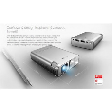 ASUS PROJEKTOR LED - ZenBeam E1 - 854x480, 150lum, HDMI, USB-dobíjení, MHL, 0.5-5m, 0.5kg, 83x29x109mm, ASUS PROJEKTOR LED - ZenBeam E1 - 854x480, 150lum, HDMI, USB-dobíjení, MHL, 0.5-5m, 0.5kg, 83x29x109mm,