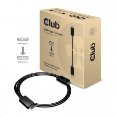 Club3D Kabel USB 3.1 typ C Gen2 4K60Hz UHD Power Delivery 100W, (M/M), 80cm