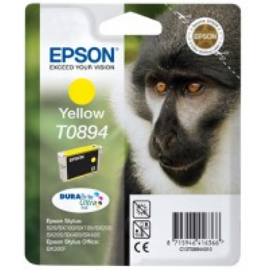Atramentová lišta EPSON Stylus "Monkey" S20/SX100/SX200/SX400 (T0894) - žltá