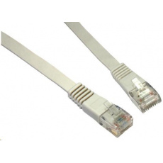 Solarix Patch kábel plochý CAT5E UTP LSOH 1m sivý, odolný voči nárazom C5E-111GY-1MB Solarix Patch kábel plochý CAT5E UTP LSOH 1m sivý, odolný voči nárazom C5E-111GY-1MB