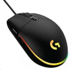 Logitech herní myš Gaming Mouse G203 LIGHTSYNC 2nd Gen, EMEA, USB, black  POŠKOZEN OBAL