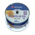 VERBATIM DVD+R Double Layer 8.5GB 8X 50 Pack Spindle