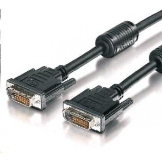 PREMIUMCORD Prepojovací kábel DVI - DVI 3 m (DVI-D, M/M, dual link)
