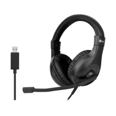 C-TECH Sluchátka MHS-05U, USB, k PC, černá C-TECH Sluchátka MHS-05U, USB, k PC, černá