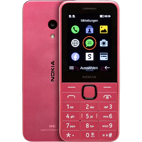 BAZAR - Nokia 225 Dual SIM, 4G, růžová (2024), (CZ, SK, HU), rozbaleno