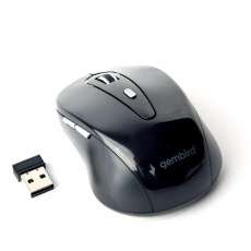 Myš GEMBIRD MUSW-6B-01, čierna, bezdrôtová, USB nano prijímač Myš GEMBIRD MUSW-6B-01, čierna, bezdrôtová, USB nano prijímač