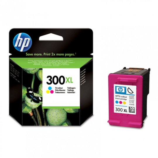 HP 300XL Tri-color Ink Cart, 11 ml, CC644EE (420 pages)