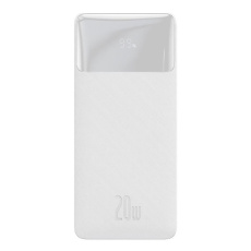 Baseus Bipow powerbanka s digitálním displejem 30000mAh 20W bílá Baseus Bipow powerbanka s digitálním displejem 30000mAh 20W bílá