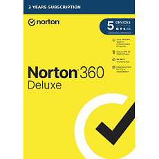 NORTON 360 DELUXE 50GB +VPN 1 používateľ pre 5 zariadení na 3 roky - ESD NORTON 360 DELUXE 50GB +VPN 1 používateľ pre 5 zariadení na 3 roky - ESD