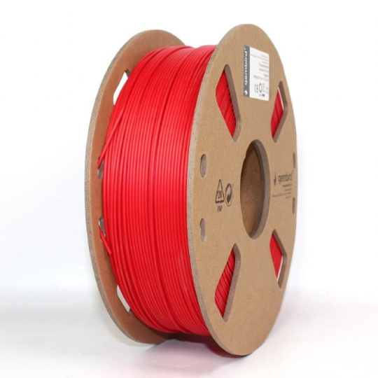 GEMBIRD Tlačová struna (filament) PLA PLUS, 1,75 mm, 1 kg, červená GEMBIRD Tlačová struna (filament) PLA PLUS, 1,75 mm, 1 kg, červená