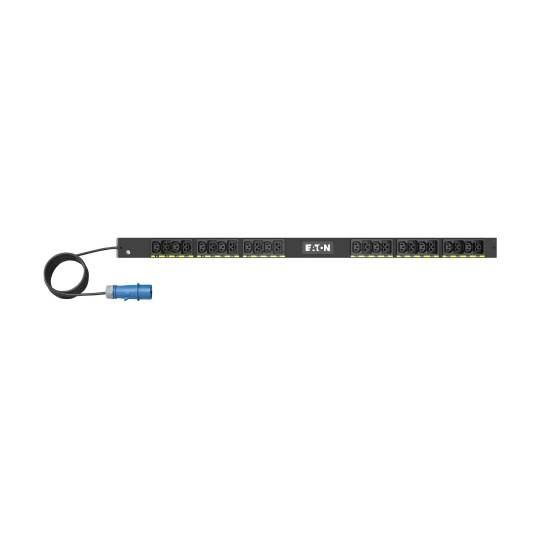 Eaton G4 Základní Rack PDU, 0U, 22,5U, vstup IEC-60309, 3m kabel, 1ph, 3,7kW, 16A, 200-240V, 24 zásuvek (12)C13, (12)C39 Eaton G4 Základní Rack PDU, 0U, 22,5U, vstup IEC-60309, 3m kabel, 1ph, 3,7kW, 16A, 200-240V, 24 zásuvek (12)C13, (12)C39
