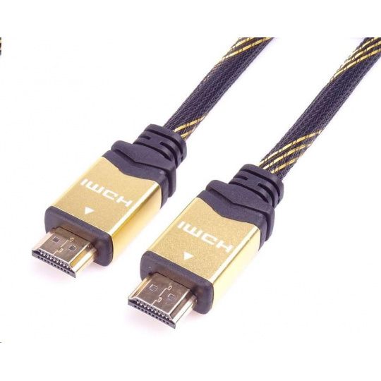 Kábel HDMI PREMIUMCORD 2.0 Vysokorýchlostný + ethernetový kábel HQ, pozlátené konektory, 2 m Kábel HDMI PREMIUMCORD 2.0 Vysokorýchlostný + ethernetový kábel HQ, pozlátené konektory, 2 m