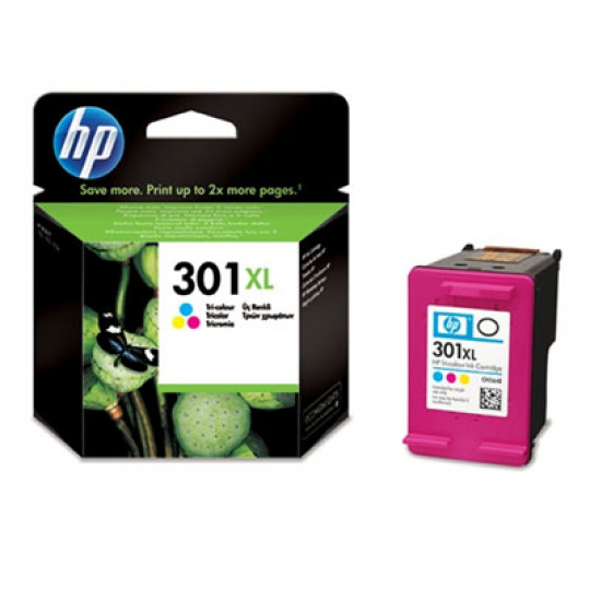 HP 301XL Tri-color Ink Cart, 6 ml, CH564EE (330 pages)
