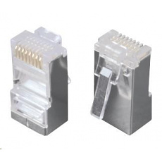 Solarix RJ45 CAT5E STP 8p8c tienený konektor, nie stohovaný / 100 ks KRJ45/5SH Solarix RJ45 CAT5E STP 8p8c tienený konektor, nie stohovaný / 100 ks KRJ45/5SH