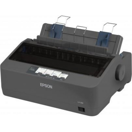 Ihličková tlačiareň EPSON LX-350, A4, 9 ihiel, 347 znakov za sekundu, 1+4 kópie, USB 2.0, LPT, RS232