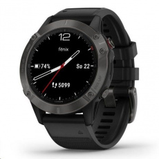 Garmin GPS sportovní hodinky fenix6 PRO Sapphire, Gray/Black Band (MAP/Music) Garmin GPS sportovní hodinky fenix6 PRO Sapphire, Gray/Black Band (MAP/Music)
