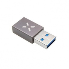 Adaptér FIXED USB-C na USB-A, sivý