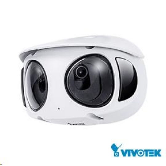 Vivotek MS9390-HV, 4512x1728 (7.8 Mpix) do 30 snímok za sekundu, obj. 2.8 mm (180°), WDR, PoE, IR 20 m, MicroSDXC, antivandal, IP66