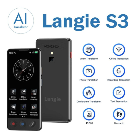 LANGIE S3 - kapesní překladač LANGIE S3 - kapesní překladač