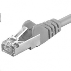 PREMIUMCORD Patch kábel CAT6a S-FTP, RJ45-RJ45, AWG 26/7 20m sivý PREMIUMCORD Patch kábel CAT6a S-FTP, RJ45-RJ45, AWG 26/7 20m sivý