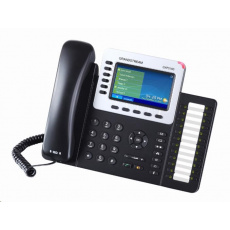 Grandstream GXP2160 [telefón VoIP - 6xSIP účet, HD audio, 5prog.tl. + 24 predvolieb, bluetooth, EHS, farebný LCD displej, 2x GLAN]
