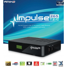 AMIKO SET TOP BOX DVB-T/T2/C Amiko Impulse H265 AMIKO SET TOP BOX DVB-T/T2/C Amiko Impulse H265
