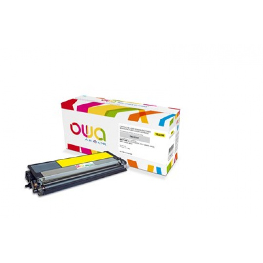 OWA Armor toner pre BROTHER HL L8250, 8350, DCP L8400, 8450, MFC L8650, 8850, 1500 strán, TN321Y, žltá/žltá (TN-321Y)