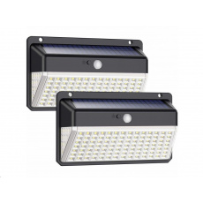 Viking venkovní solární LED světlo D118 s pohybovým senzorem, sada 2 ks Viking venkovní solární LED světlo D118 s pohybovým senzorem, sada 2 ks