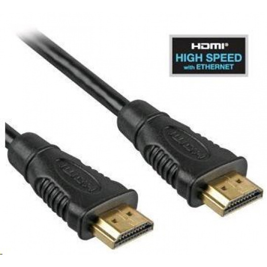 PREMIUMCORD HDMI High Speed + Ethernet kábel (v1.4) 10 m, pozlátené konektory