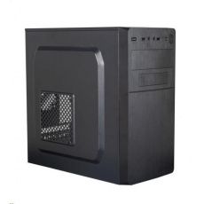 EUROCASE skříň MC X204 black, micro tower, 2x USB 2.0, bez zdroje EUROCASE skříň MC X204 black, micro tower, 2x USB 2.0, bez zdroje
