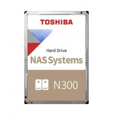 TOSHIBA HDD N300 NAS 6TB, SATA III, 7200 otáčok za minútu, 256MB cache, 3,5", DOPRAVA