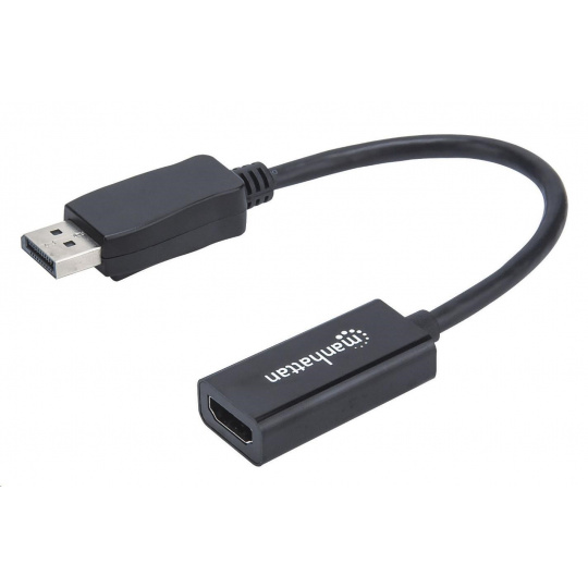 Adaptér MANHATTAN, DisplayPort, DP-Male/HDMI-Female, čierny Adaptér MANHATTAN, DisplayPort, DP-Male/HDMI-Female, čierny