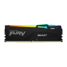 KINGSTON DIMM DDR5 8GB 6000MT/s CL30 Non-ECC FURY Beast RGB XMP, Černá KINGSTON DIMM DDR5 8GB 6000MT/s CL30 Non-ECC FURY Beast RGB XMP, Černá