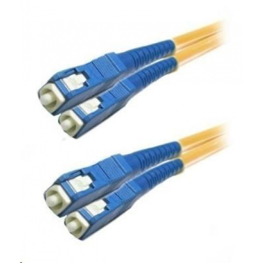 Duplexný prepojovací kábel SM 9/125, OS2, SC-SC, LS0H, 1m