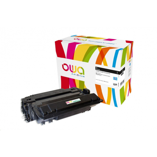 OWA Armor toner pre HP Laserjet P3015 JUMBO, 24000 strán, CE255X, čierna/čierna