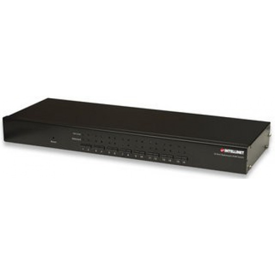 Intellinet 16-portový KVM prepínač do racku, USB + PS/2, vrátane 16 ks 1,8 m káblov