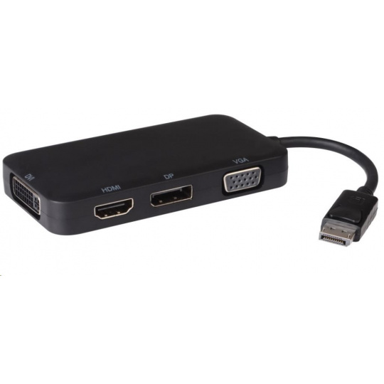 Adaptér PREMIUMCORD DisplayPort - DP + HDMI + DVI + VGA , 1080p, 4K*2K Adaptér PREMIUMCORD DisplayPort - DP + HDMI + DVI + VGA , 1080p, 4K*2K