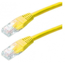Patch kabel Cat5E, UTP - 5m, žlutý Patch kabel Cat5E, UTP - 5m, žlutý
