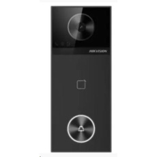 Hikvision DS-KV6114-WBE1, Jednotlačítkový IP dveřní interkom, 4MPx kamera, čtečka karet, Wi-Fi, Bluetooth