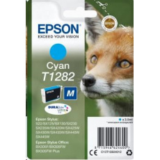 Atramentová tyčinka EPSON Singlepack "Fox" Cyan T1282 DURABrite Ultra Ink (3,5 ml) Atramentová tyčinka EPSON Singlepack "Fox" Cyan T1282 DURABrite Ultra Ink (3,5 ml)