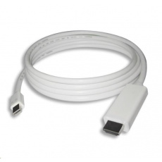 PREMIUMCORD Mini DisplayPort kábel 1.2 na HDMI 2.0, pre rozlíšenie 4Kx2K@60Hz, 2m PREMIUMCORD Mini DisplayPort kábel 1.2 na HDMI 2.0, pre rozlíšenie 4Kx2K@60Hz, 2m