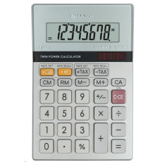 SHARP kalkulačka - EL330ERB - stříbrná
