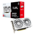 ASUS VGA AMD Radeon RX 9060 XT DUAL 16GB WHITE, RX 9060 XT, 16GB GDDR6, 2xDP, 1xHDMI