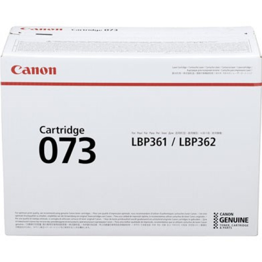 Canon TONER 073 BK černý pro i-SENSYS LBP361dw (27 000 str.)