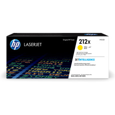 HP 212X High Yield Yellow Original LaserJet Toner Cartridge (10,000 pages)