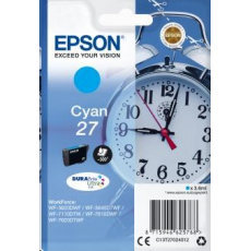 Atramentová tyčinka EPSON Singlepack "Budík" azurová 27 DURABrite Ultra Ink Atramentová tyčinka EPSON Singlepack "Budík" azurová 27 DURABrite Ultra Ink