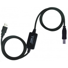 PREMIUMCORD USB 2.0 opakovač a prepojovací kábel A/M-B/M 15m PREMIUMCORD USB 2.0 opakovač a prepojovací kábel A/M-B/M 15m